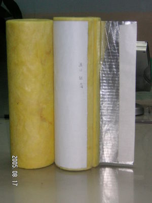 الألومنيوم الكسوة زجاج الأنابيب الصوف طول مواد العزل 1000MM